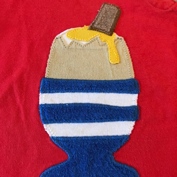 Baby Boden Dippy Egg Long Sleeve RARE Mini 12-18 M - Picture 3 of 12